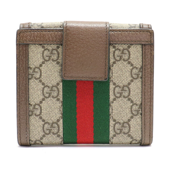 Gucci Offdia GG French Flap Wallet Supreme Canvas Leather - Picture 3 of 9